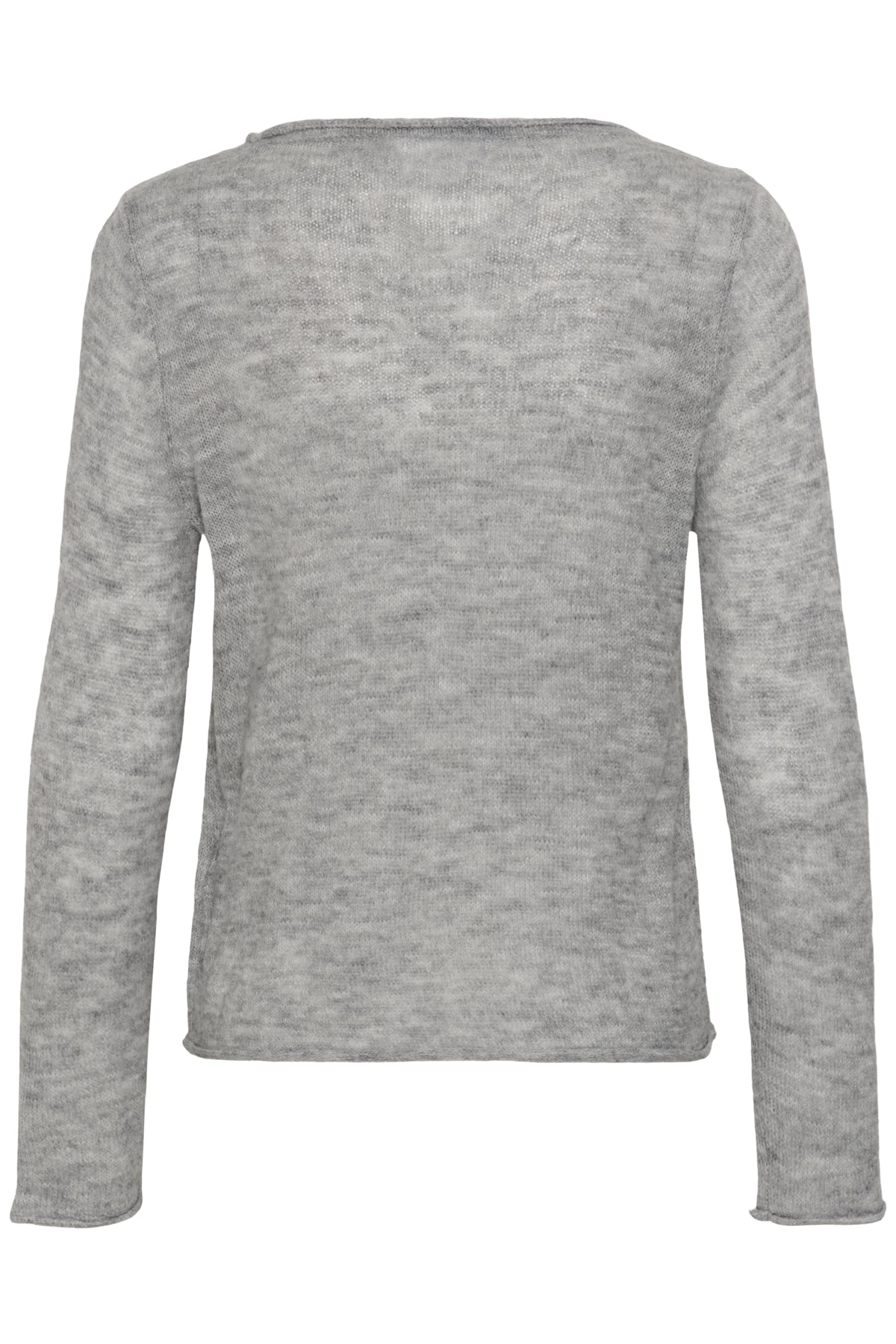 SabbaraSZ Boatneck Pullover Mist Grey Melange - 1739141 - 30515311