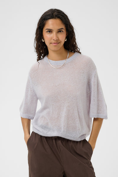 SabbaraSZ SS Pullover Misty Lilac Melange - 1538071 - 30515312 Thumbnail