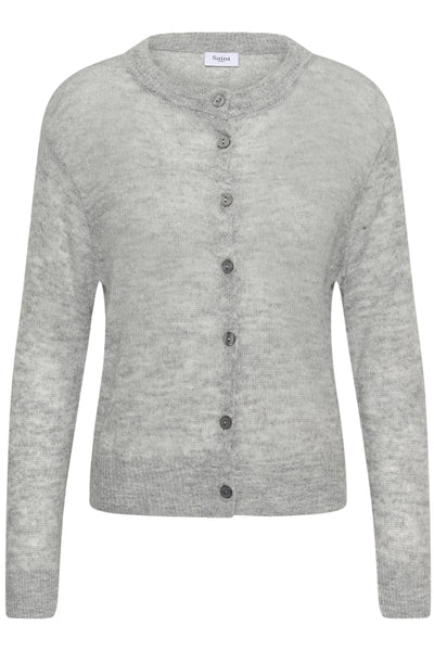 SabbaraSZ Cardigan Mist Grey Melange - 1739141 - 30515313 Thumbnail