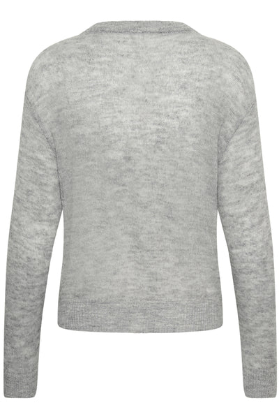 SabbaraSZ Cardigan Mist Grey Melange - 1739141 - 30515313 Thumbnail