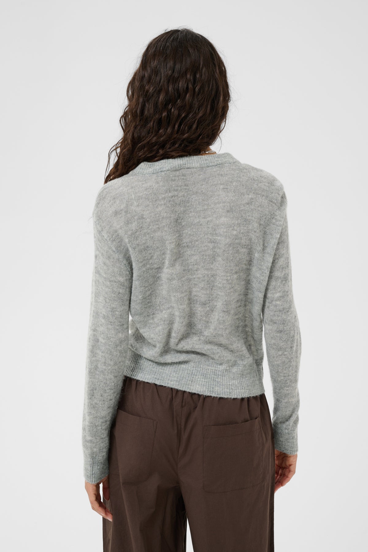 SabbaraSZ Cardigan Mist Grey Melange - 1739141 - 30515313