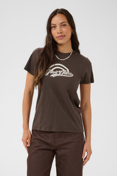 SuviSZ T-Shirt Chocolate Brown - 190912 - 30515336 Thumbnail
