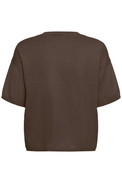 MilaSZ Boxy SS Pullover Fondue Fudge Melange - 1912241 - 30515337 Thumbnail