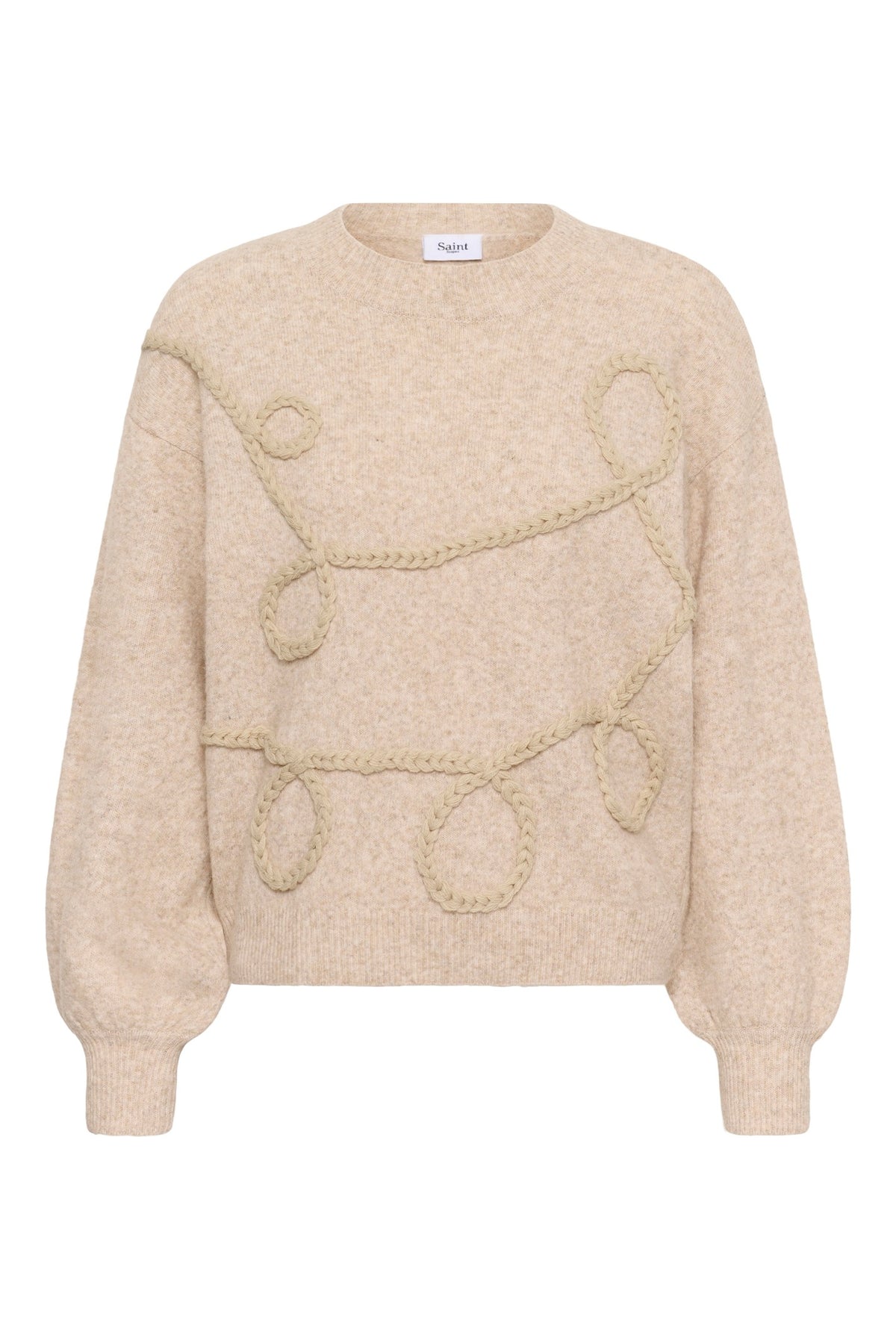 TitiaSZ Pullover Creme Melange - 1313081 - 30515475