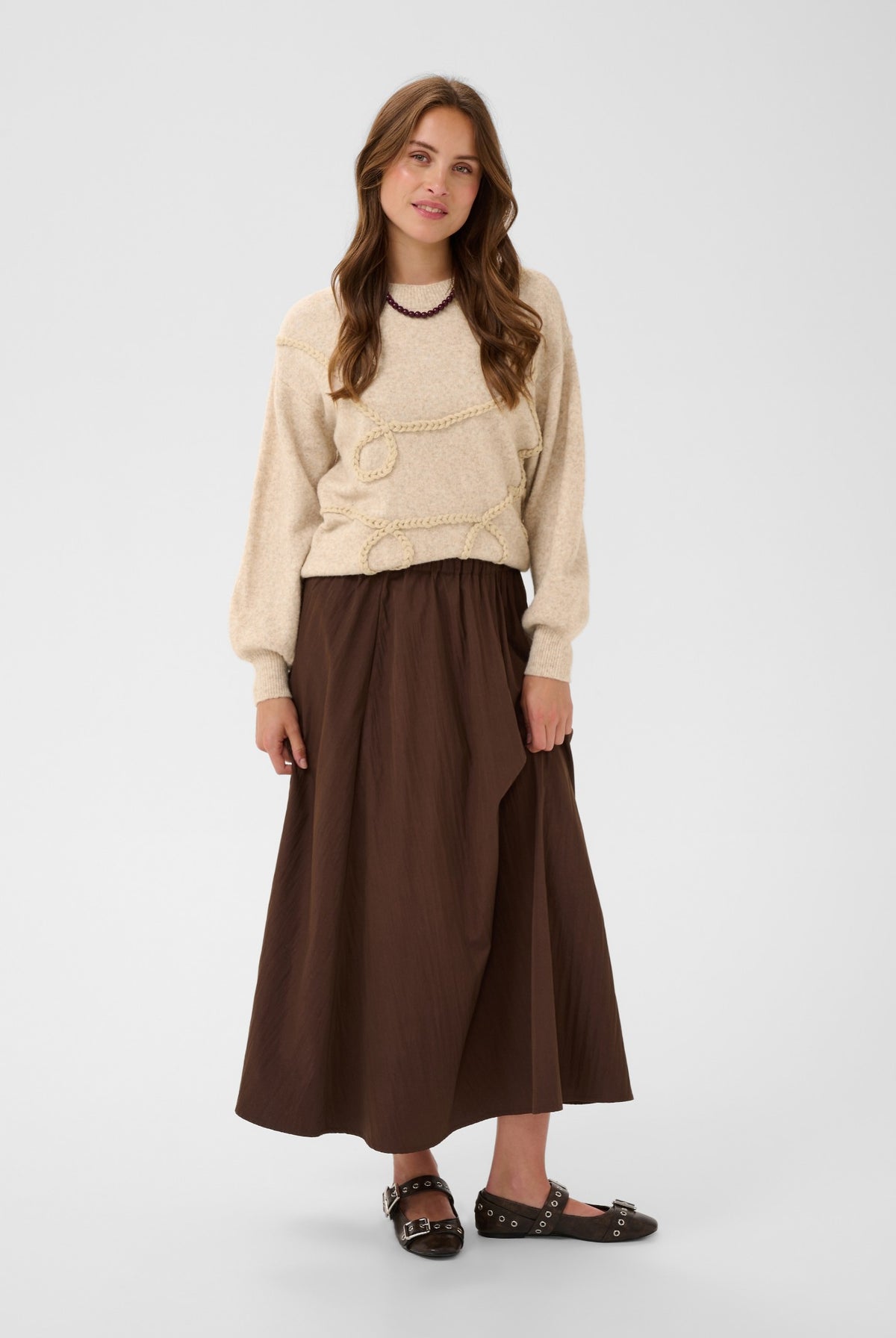 TitiaSZ Pullover Creme Melange - 1313081 - 30515475