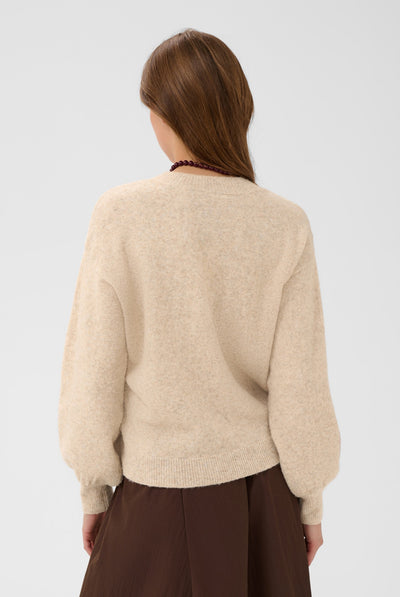 TitiaSZ Pullover Creme Melange - 1313081 - 30515475 Thumbnail