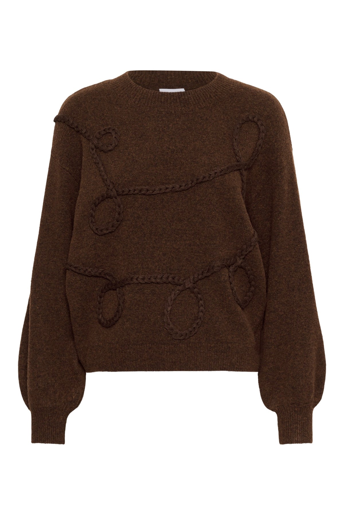 TitiaSZ Pullover Chocolate Brown Melange - 1909 - 30515475
