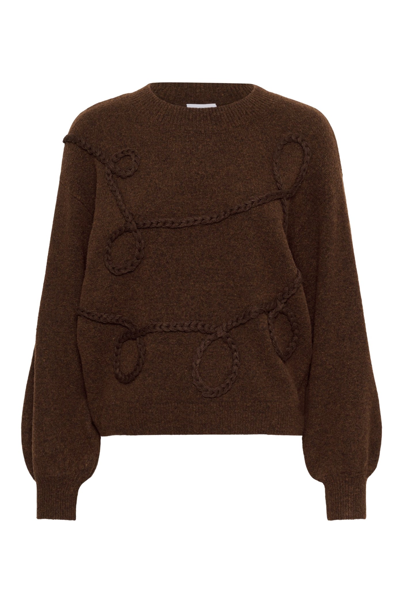 TitiaSZ Pullover Chocolate Brown Melange - 1909 - 30515475