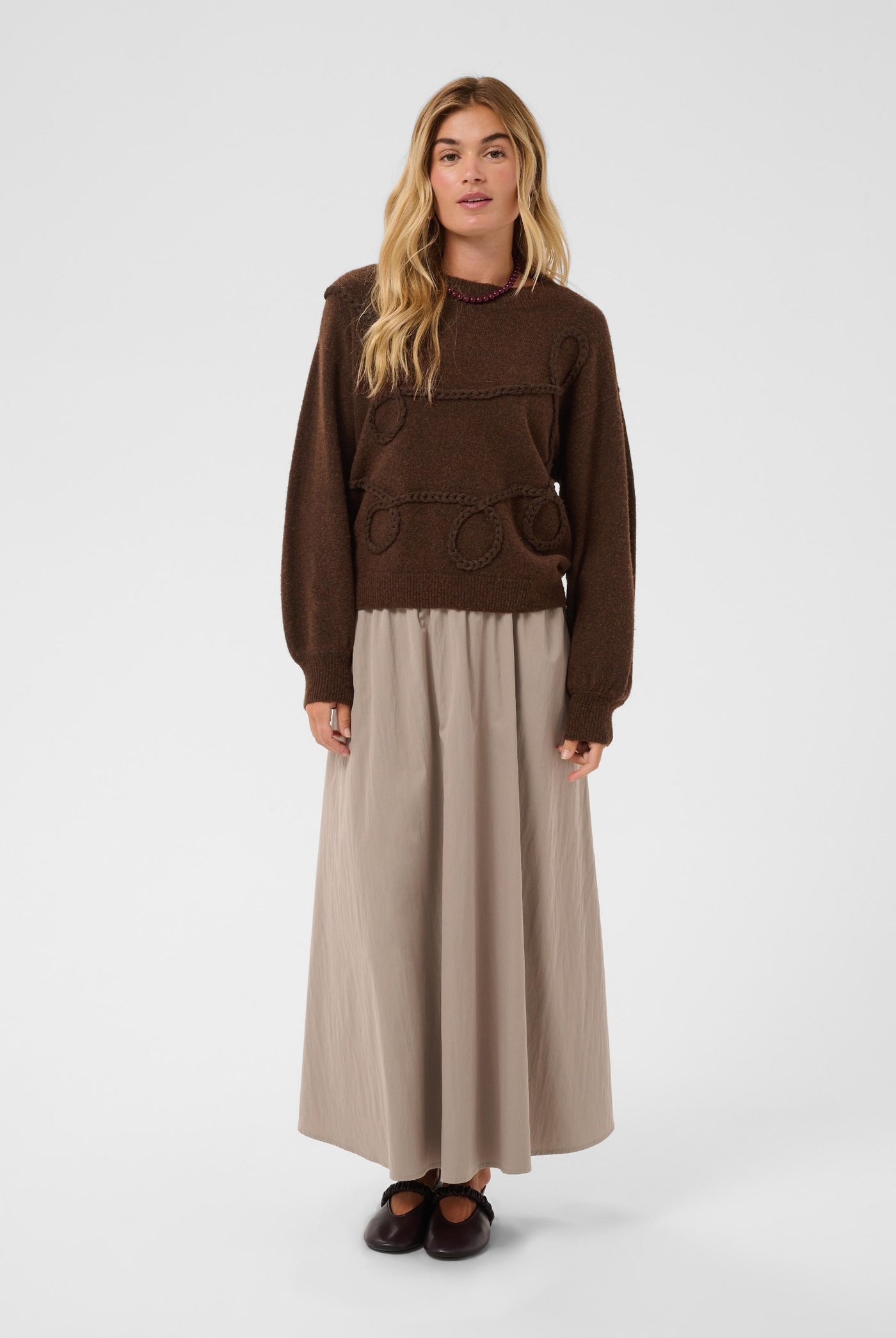 TitiaSZ Pullover Chocolate Brown Melange - 1909 - 30515475