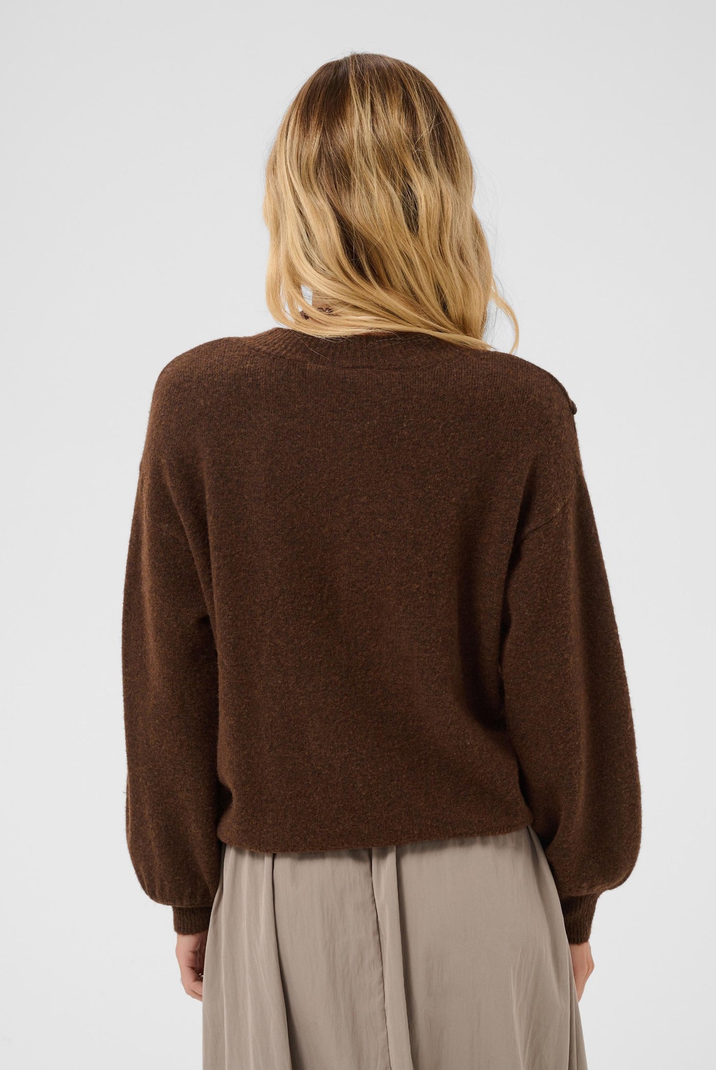 TitiaSZ Pullover Chocolate Brown Melange - 1909 - 30515475