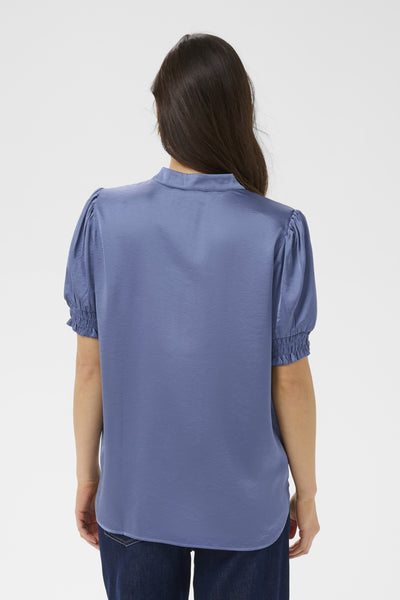 PananSZ SS Blouse China Blue - 183918 - 30515667 Thumbnail