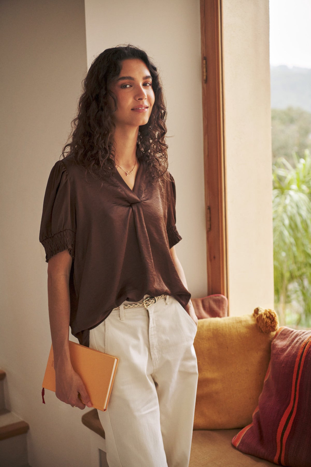 PananSZ SS Blouse Major Brown - 190810 - 30515667