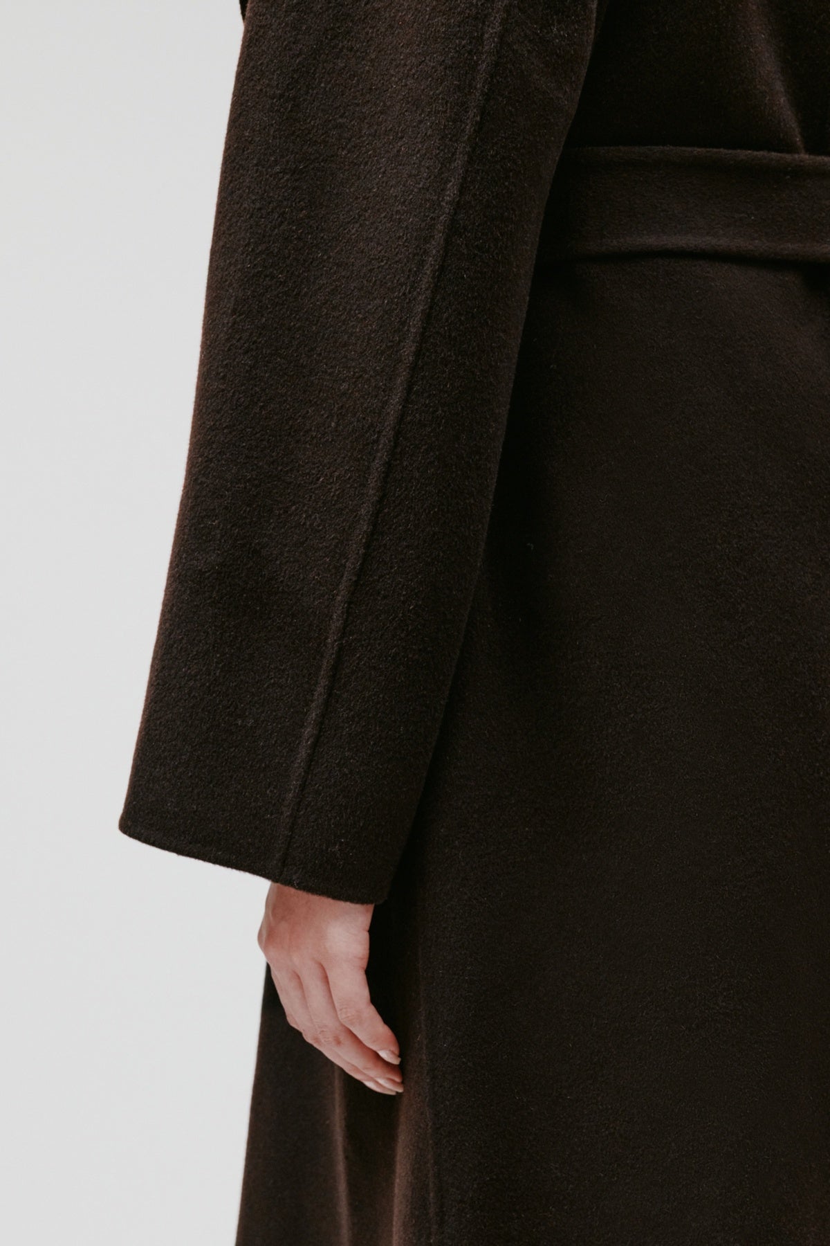IOCarrieRose Coat BR291 Dark Brown - 30600088