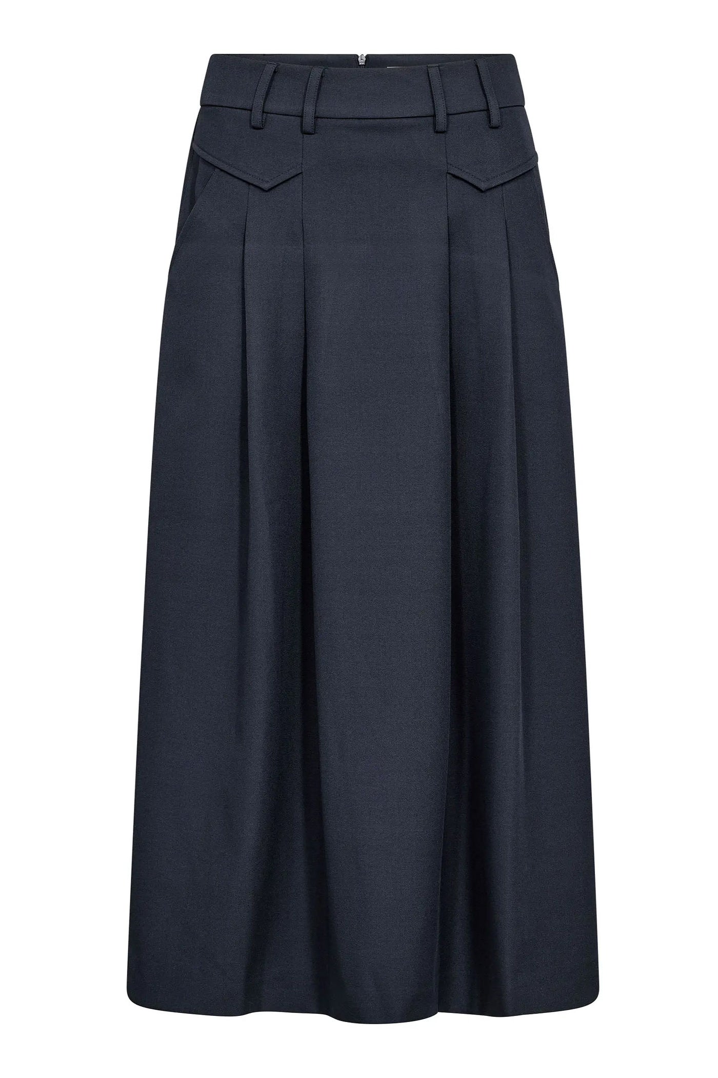 34222 LunaCC Pocket Pleat Skir 40007-Navy - 500181