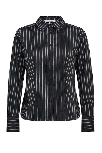 SorinCC Stripe Fitted Shirt 96-Black - 35920 Thumbnail