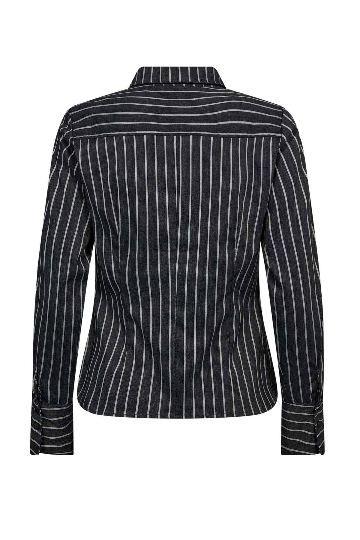 SorinCC Stripe Fitted Shirt 96-Black - 35920