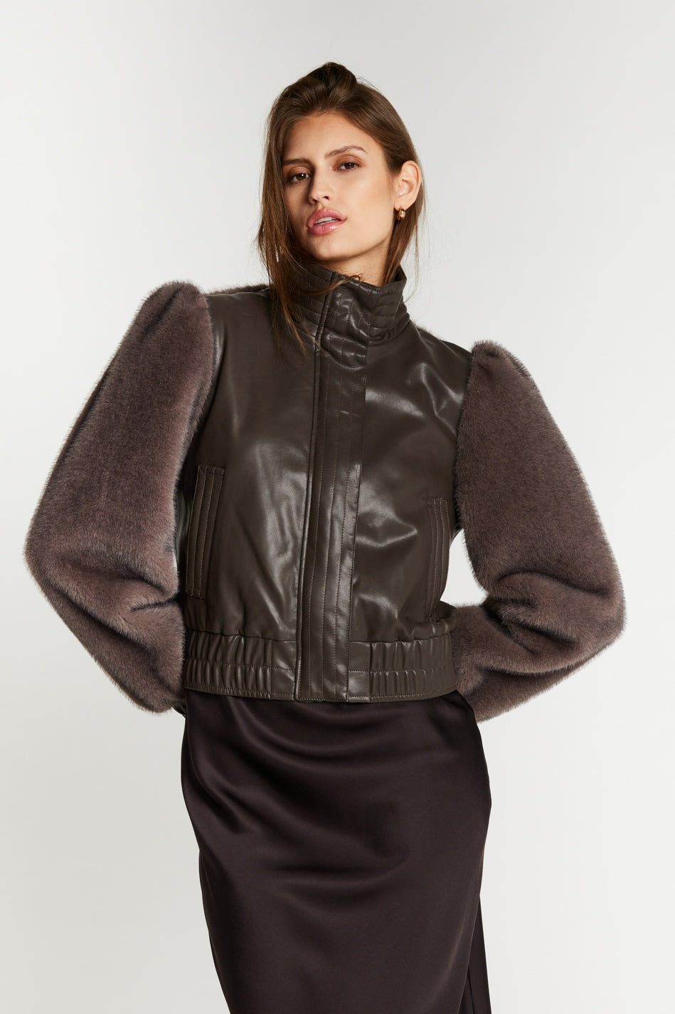 BalakaBBKiri jacket Brown - BBW5085