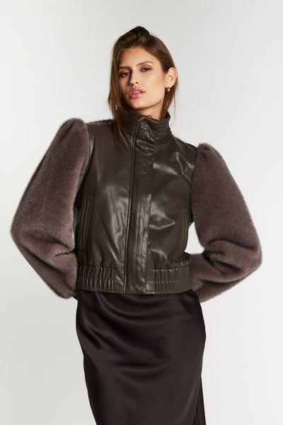 BalakaBBKiri jacket Brown - BBW5085 Thumbnail