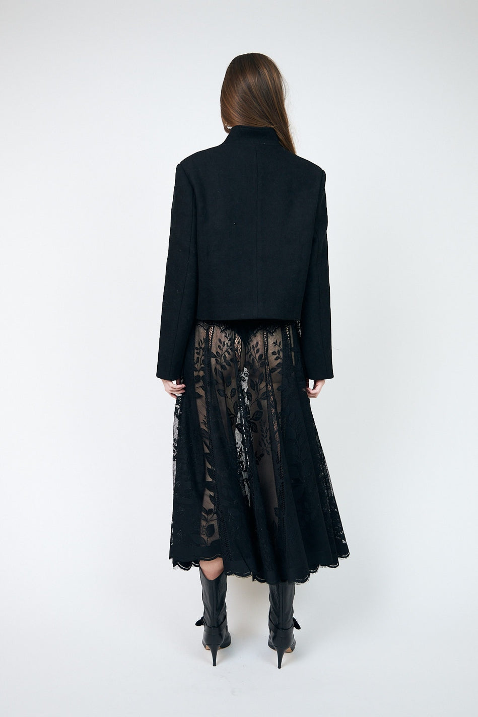 Collinsll Midi Skirt Black - 26493-2035