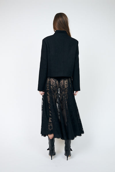Collinsll Midi Skirt Black - 26493-2035 Thumbnail