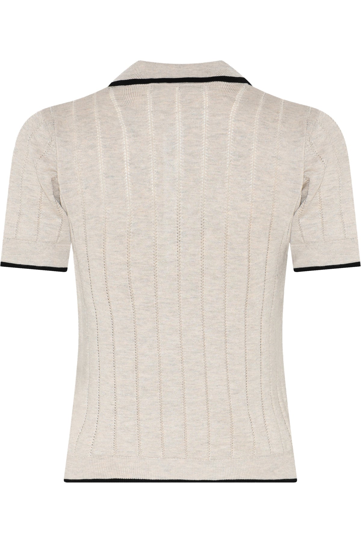 Anemonebbvalnenzia Knit Polo Sand melange - BBW5020