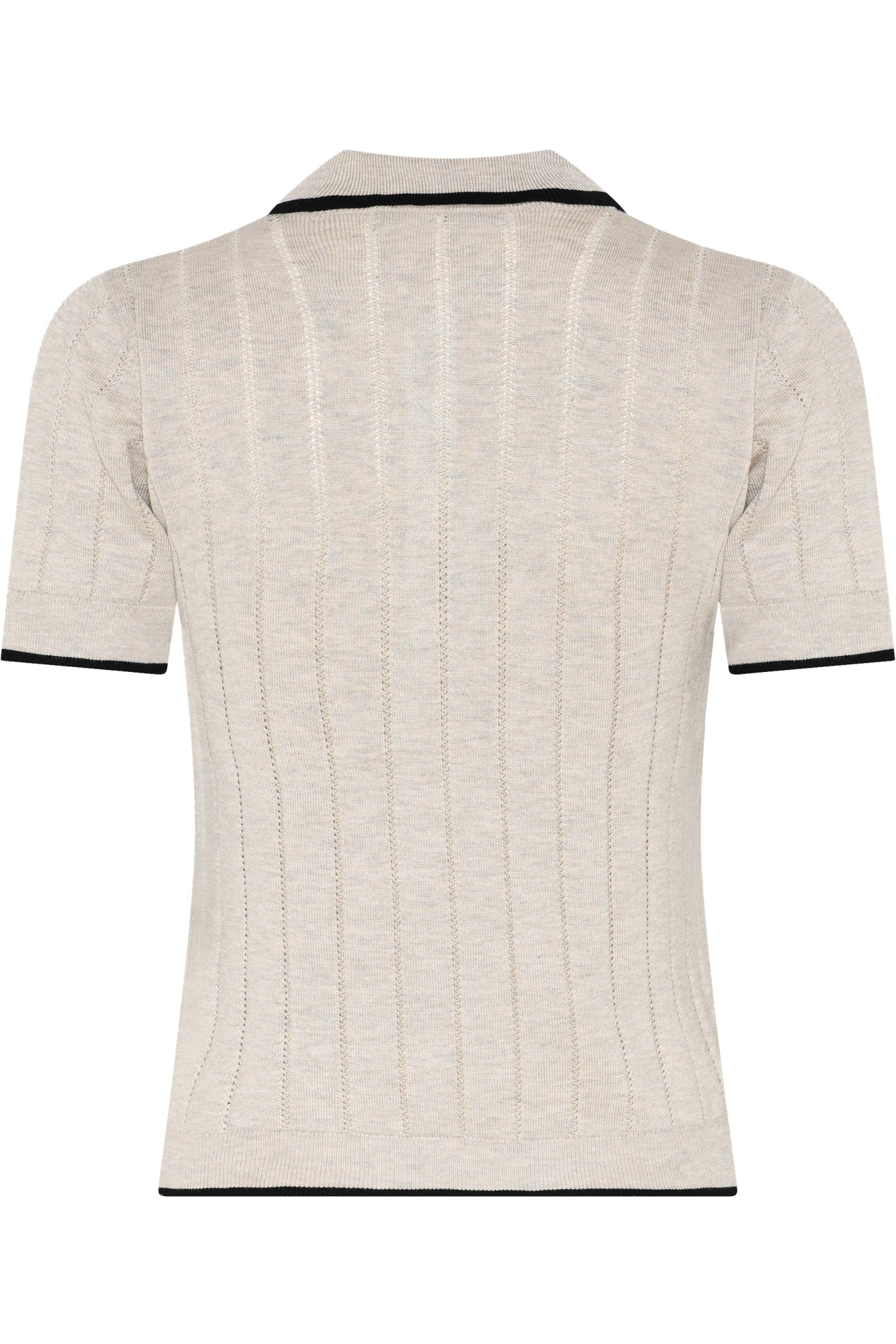 Anemonebbvalnenzia Knit Polo Sand melange - BBW5020