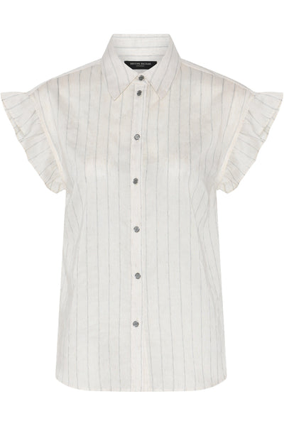 CoccoBBBilla shirt Snow white with black stripe - BBW5011 Thumbnail