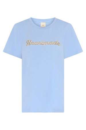 400 Efia logo t-shirt 35 Dusty blue - HM1166