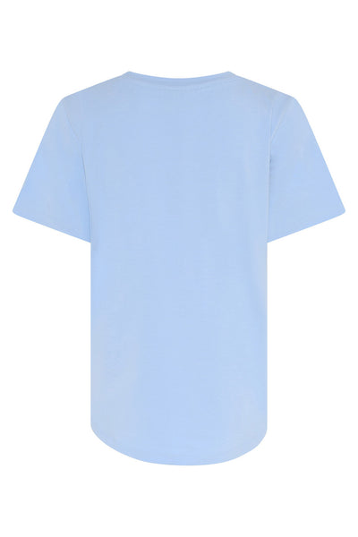 400 Efia logo t-shirt 35 Dusty blue - HM1166 Thumbnail