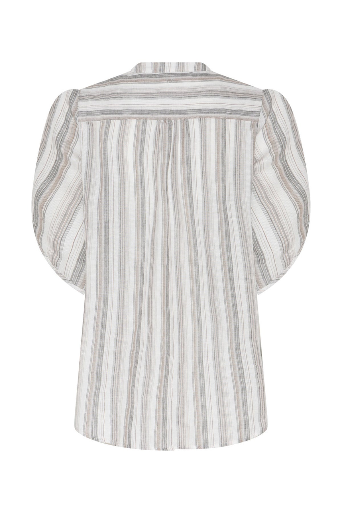 418HMTulin shirt 809 Walnut stripe - HM1353