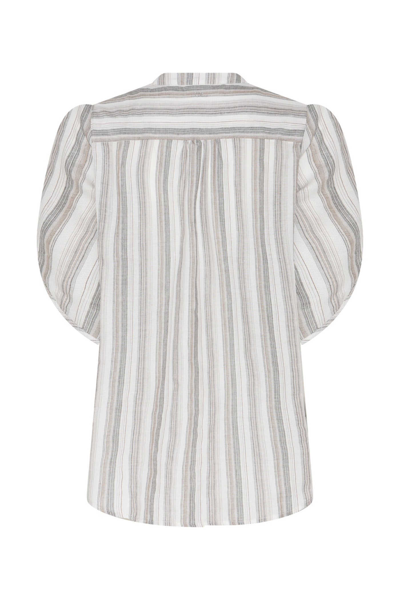 418HMTulin shirt 809 Walnut stripe - HM1353