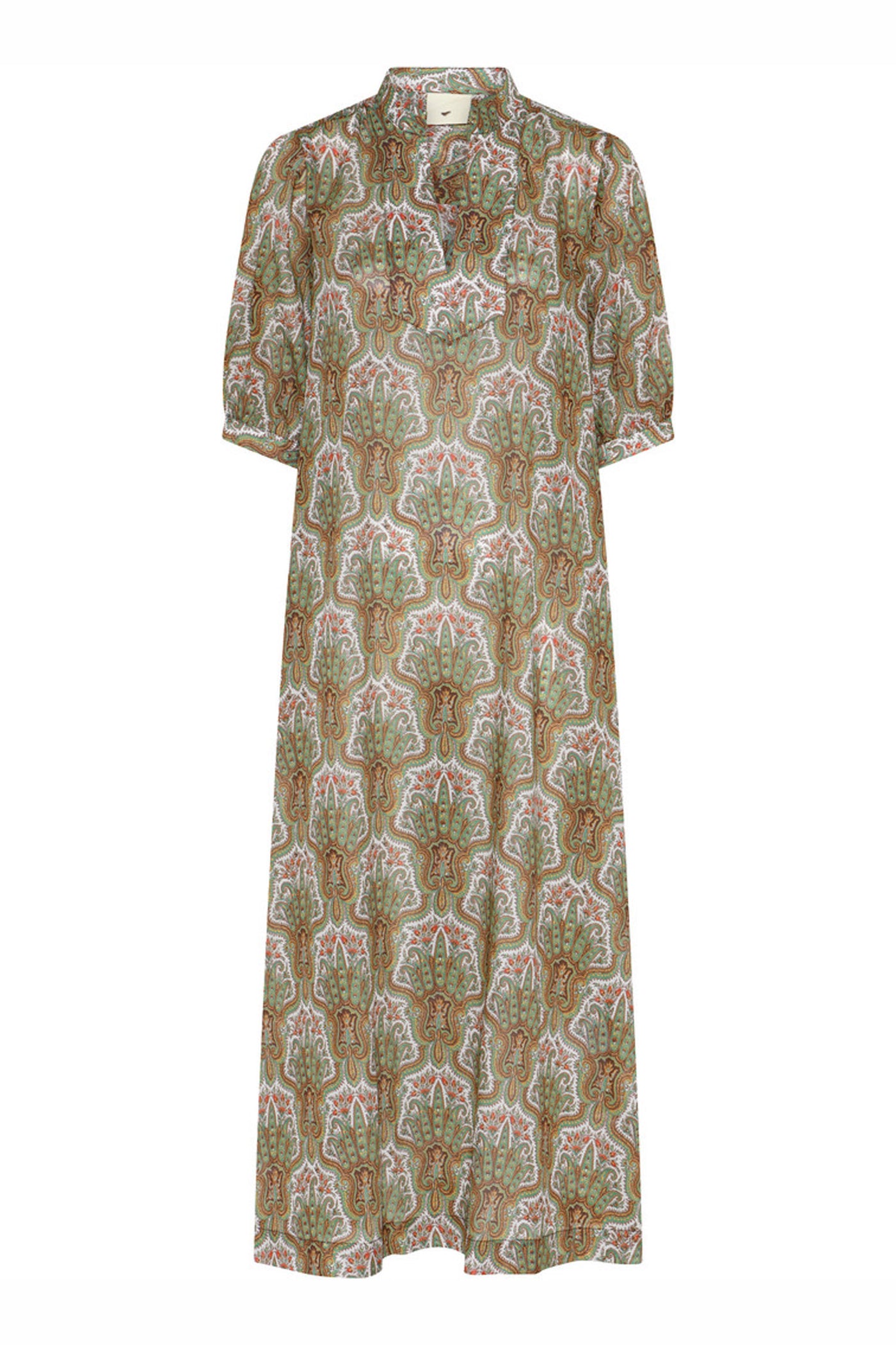 427HMHeliva dress 843 Green paisley print - HM1290