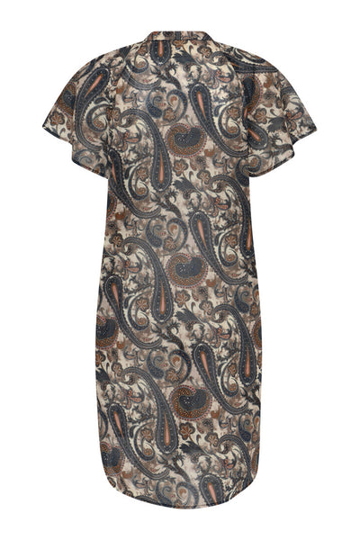 427HMMinna shirt dress 803 Earthy Paisley print - HM1469 Thumbnail