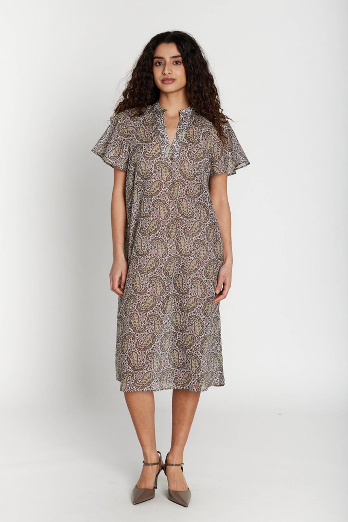 427HMVilan dress 808 Rose paisley print - HM1450