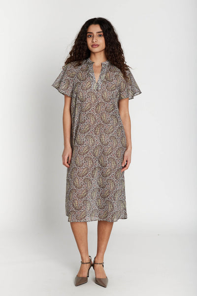 427HMVilan dress 808 Rose paisley print - HM1450 Thumbnail