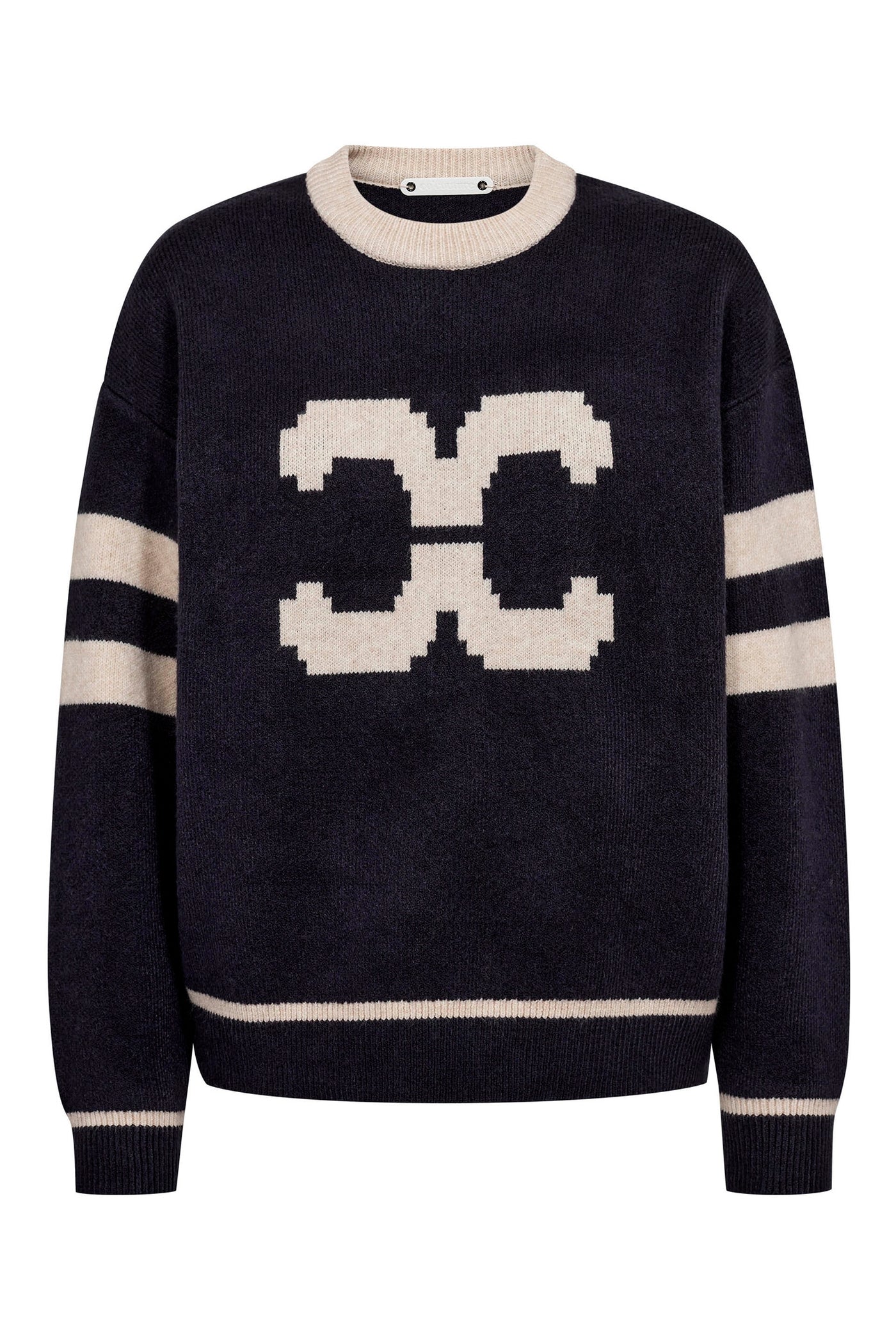 RowCC Coco Logo Knit 40007-Navy - 500085
