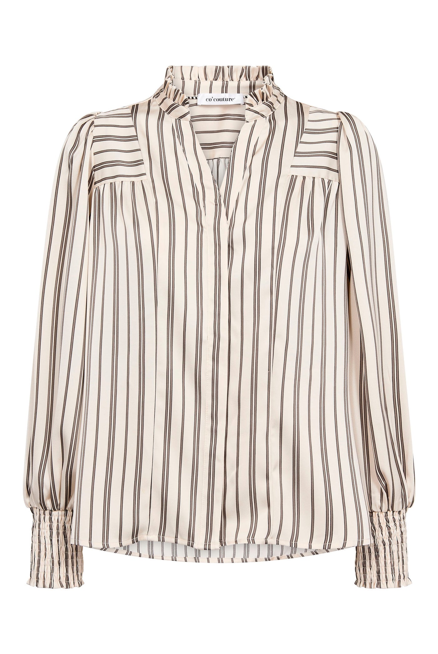 HellyCC Stripe V-Shirt 10002-Off-White - 500369