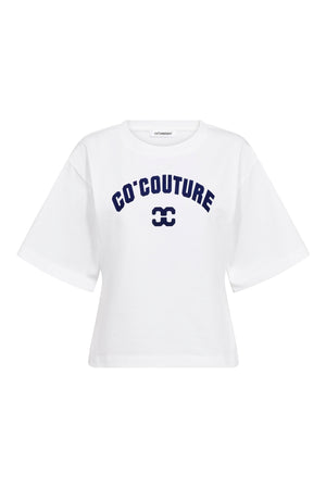 43013 ZengaCC Tee O-Neck 10011-White - Blue - 500108