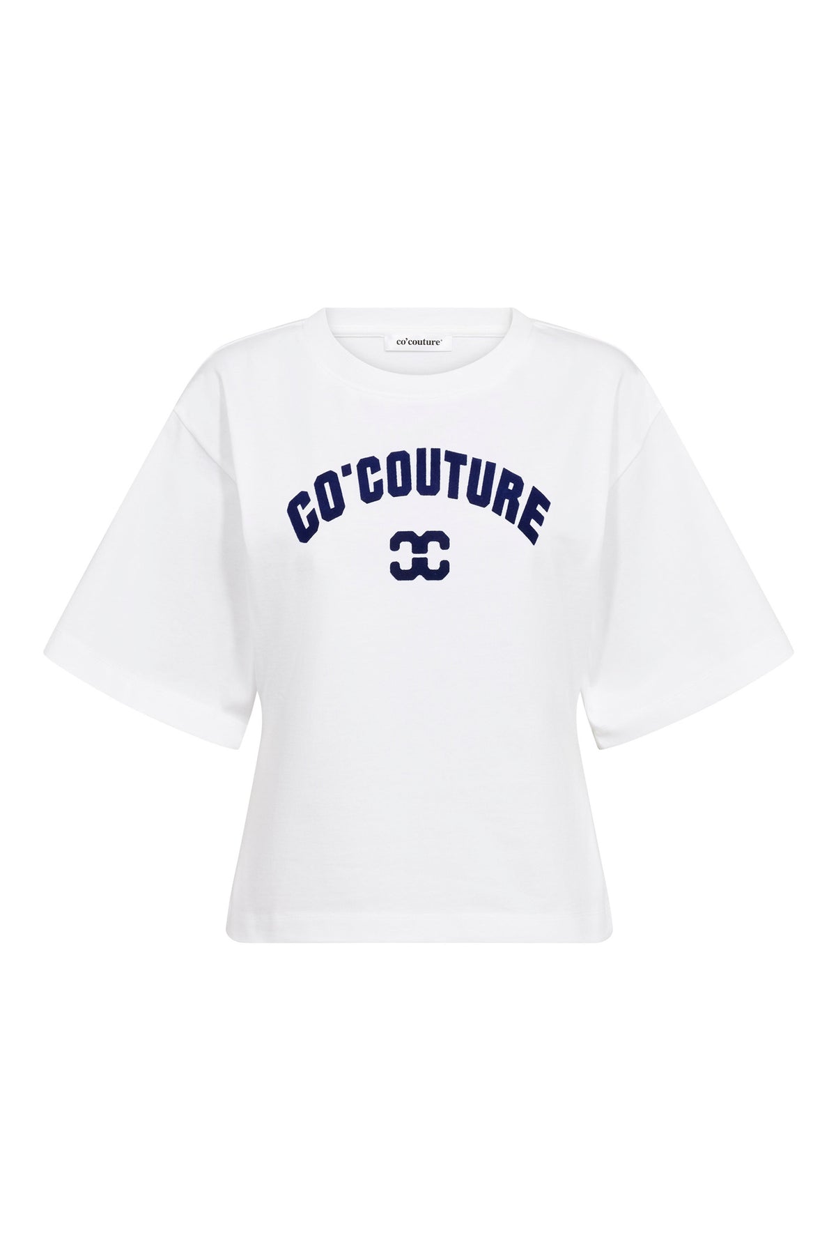 43013 ZengaCC Tee O-Neck 10011-White - Blue - 500108