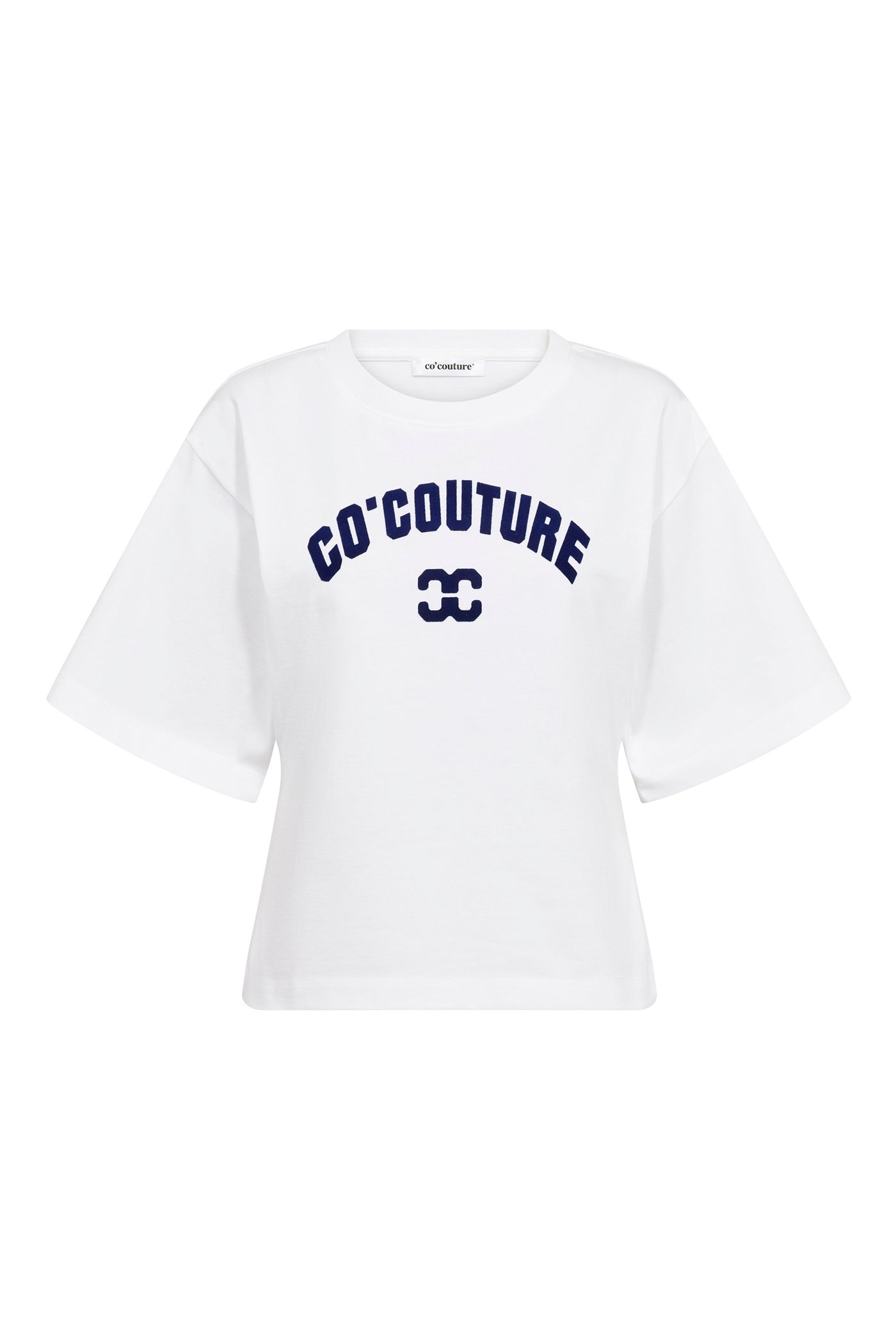43013 ZengaCC Tee O-Neck 10011-White - Blue - 500108