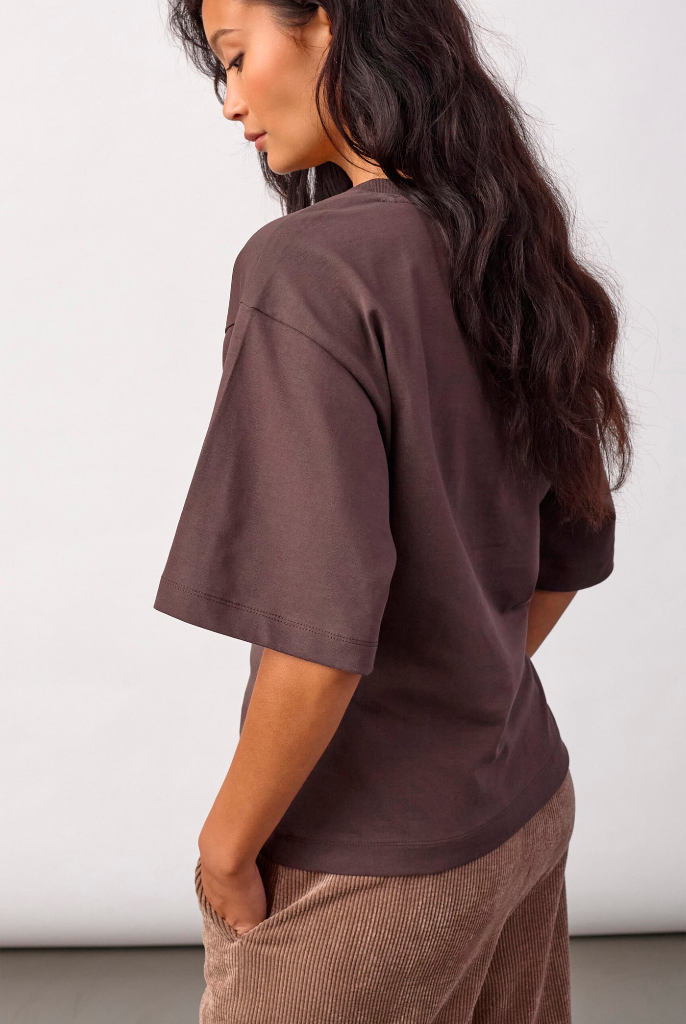 43013 ZengaCC Tee O-Neck 20003-Dark Brown - 500108