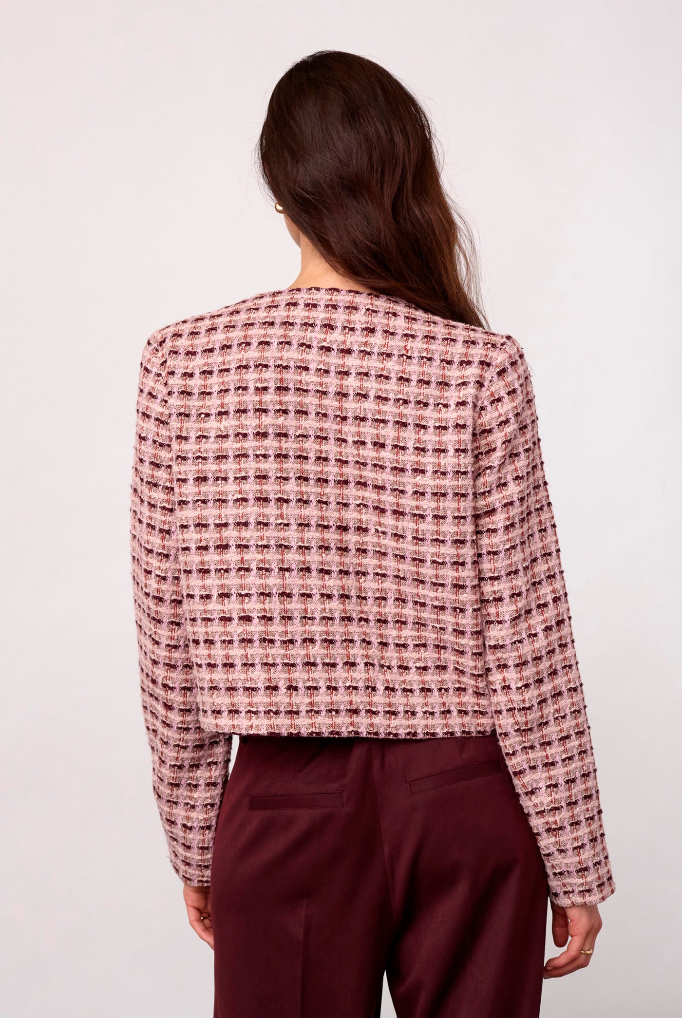 TikaCC Boucle Jacket 35007-Dusty Rose - 500361