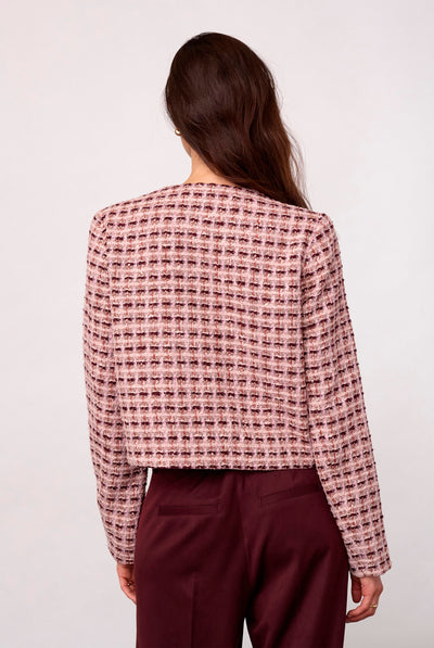 TikaCC Boucle Jacket 35007-Dusty Rose - 500361 Thumbnail