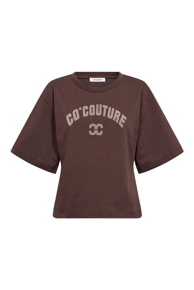 43013 ZengaCC Tee O-Neck 20003-Dark Brown - 500108 Thumbnail