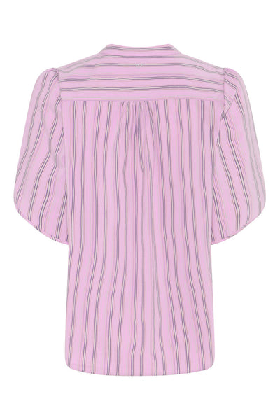448HMTulin shirt 370 Pink stripe - HM1250 Thumbnail