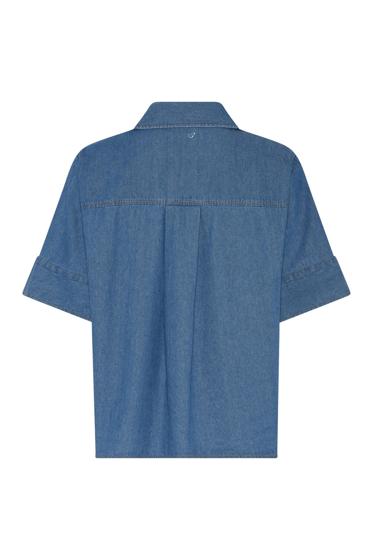 469HMMeki denim shirt 218 Steel Blue - HM1458