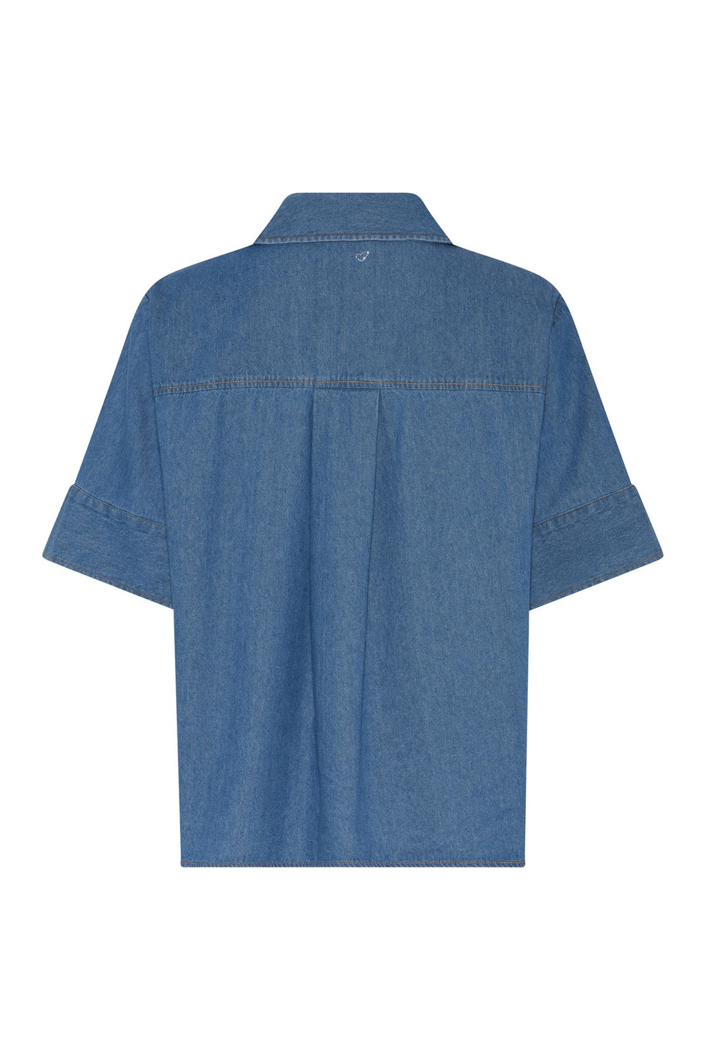 469HMMeki denim shirt 218 Steel Blue - HM1458