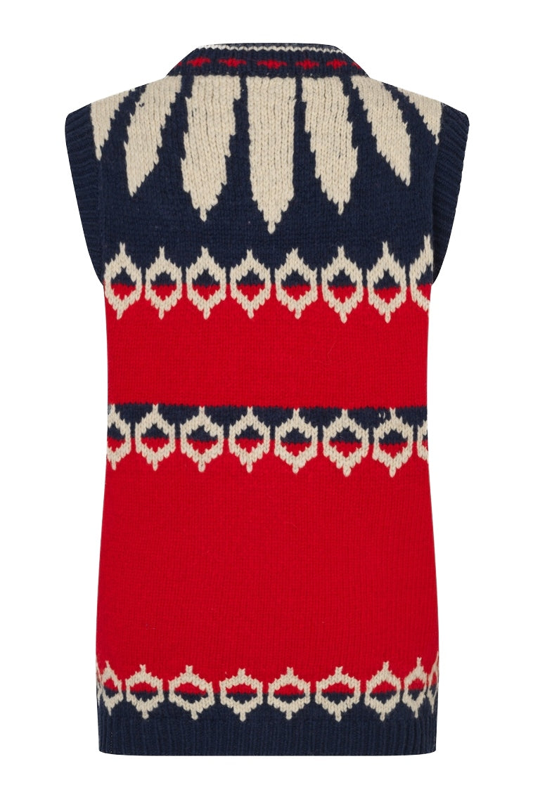 CleoLL Knit Vest SL 30 Red - 26407-5019