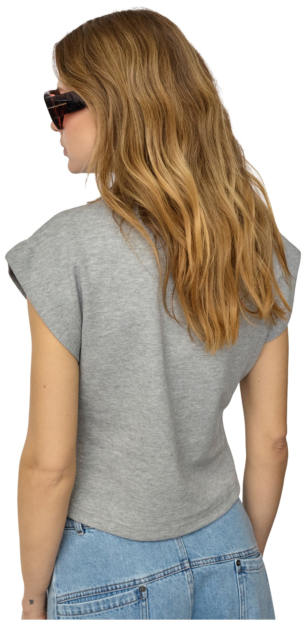 SidaCC Polo Top 57-Grey Melan - 43027