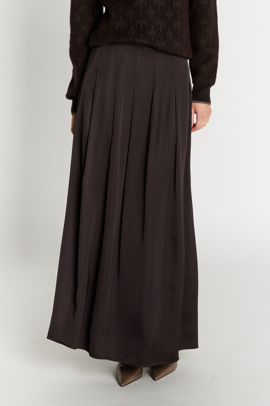 WeckiaBBTyras skirt Dark brown - BBW5092